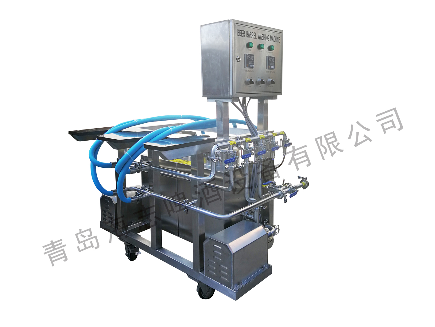 雙工位手工啤酒桶清洗機(jī)