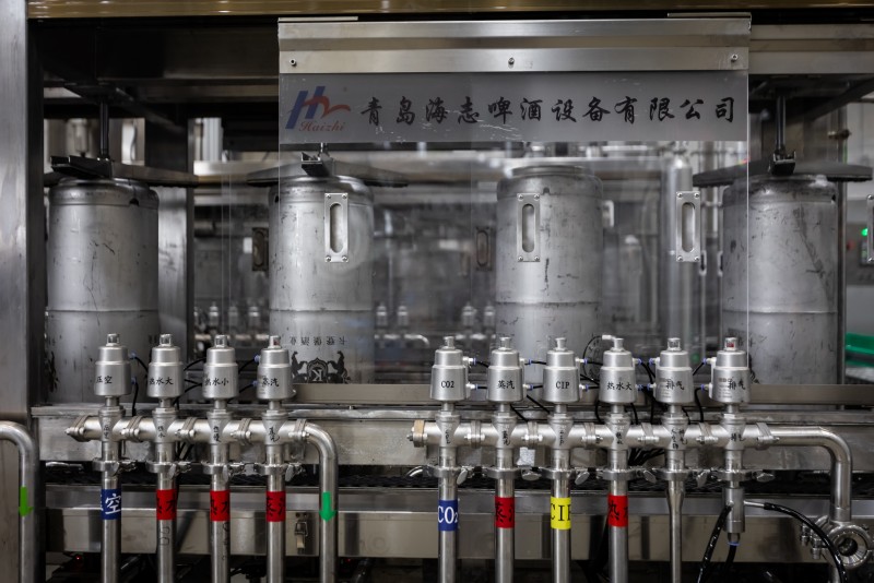 啤酒桶自動(dòng)清洗灌裝線-全自動(dòng)啤酒桶清洗灌裝二合一生產(chǎn)線