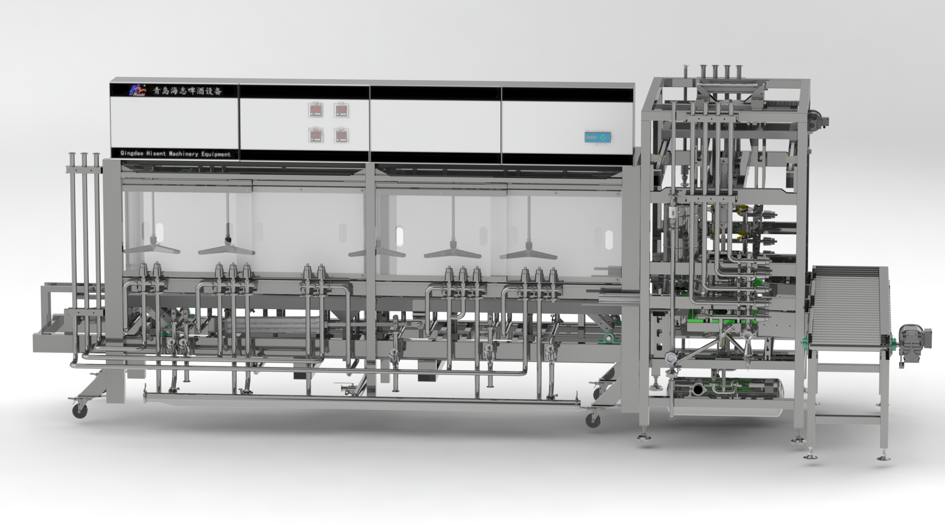 桶裝啤酒清洗灌裝線